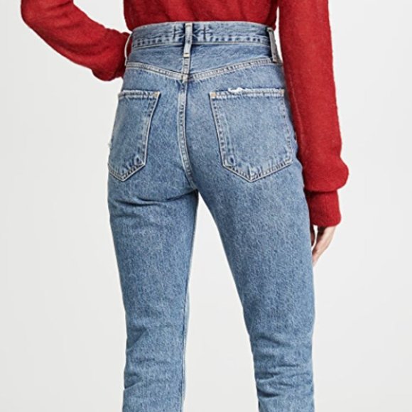 AGOLDE Riley High Rise Straight Crop Jeans - Picture 2 of 5